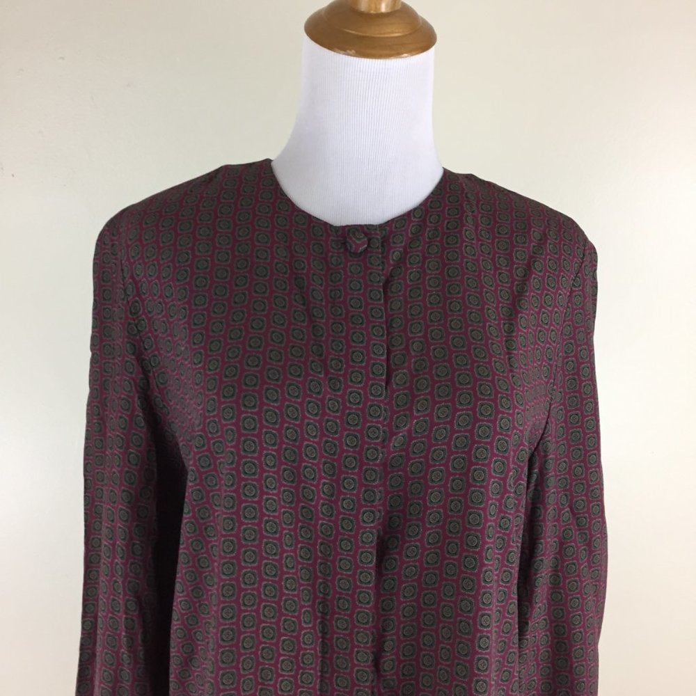 BROOKS BROTHERS Multi-Color Hidden Button Shirt - Picture 4 of 8